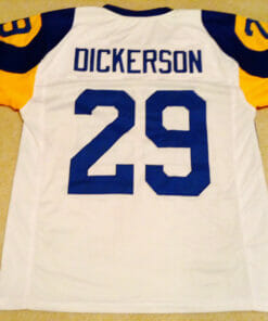 UNSIGNED CUSTOM Sewn Stitched Eric Dickerson White Jersey