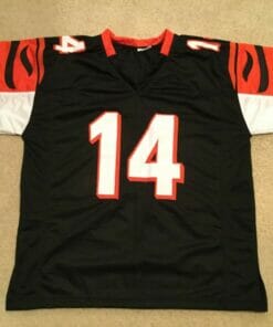 UNSIGNED CUSTOM Sewn Stitched Andy Dalton Black Jersey