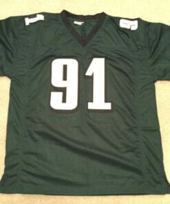 UNSIGNED CUSTOM Sewn Stitched Fletcher Cox Green Jersey