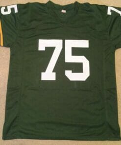 UNSIGNED CUSTOM Sewn Stitched Forrest Gregg Green Jersey