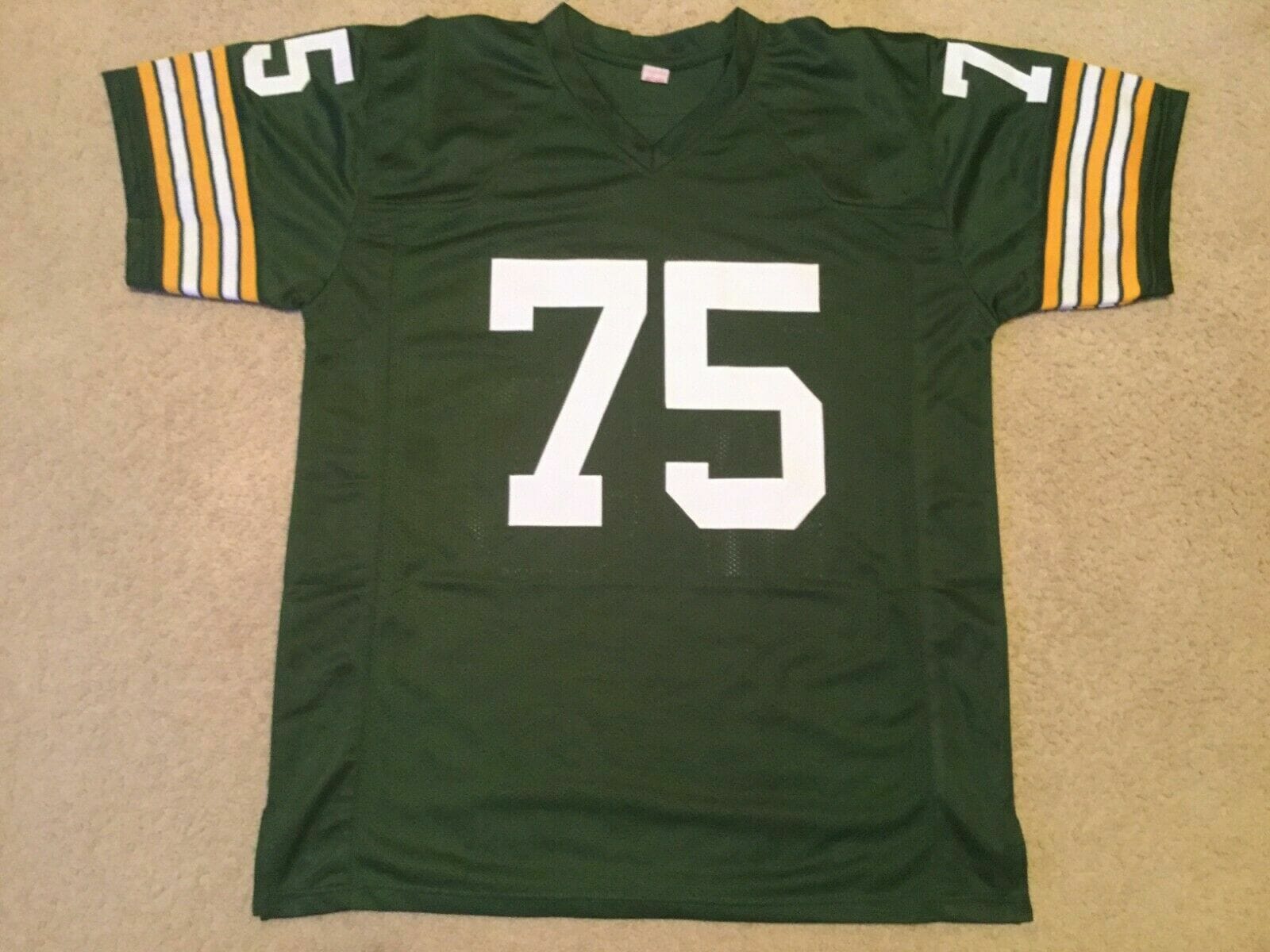 UNSIGNED CUSTOM Sewn Stitched Forrest Gregg Green Jersey 2 UNSIGNED CUSTOM Sewn Stitched Forrest Gregg Green Jersey