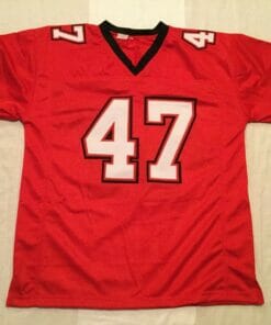 UNSIGNED CUSTOM Sewn Stitched John Lynch Red Jersey 4 UNSIGNED CUSTOM Sewn Stitched John Lynch Red Jersey