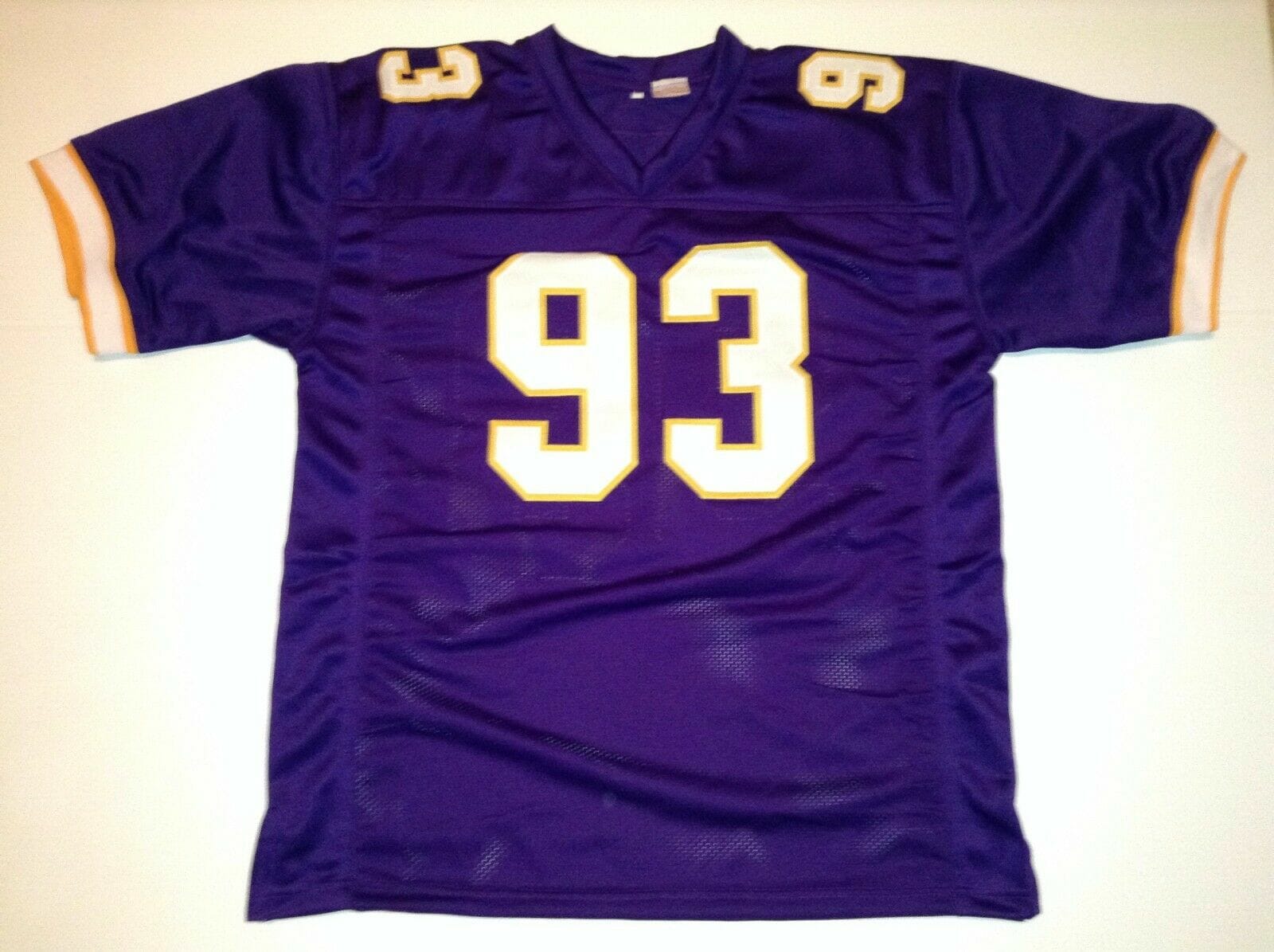 UNSIGNED CUSTOM Sewn Stitched John Randle Purple Jersey 2 UNSIGNED CUSTOM Sewn Stitched John Randle Purple Jersey