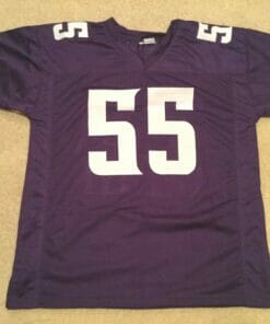 UNSIGNED CUSTOM Sewn Stitched Anthony Barr Purple Jersey