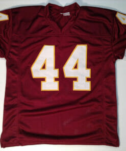 UNSIGNED CUSTOM Sewn Stitched John Riggins Burgundy Jersey