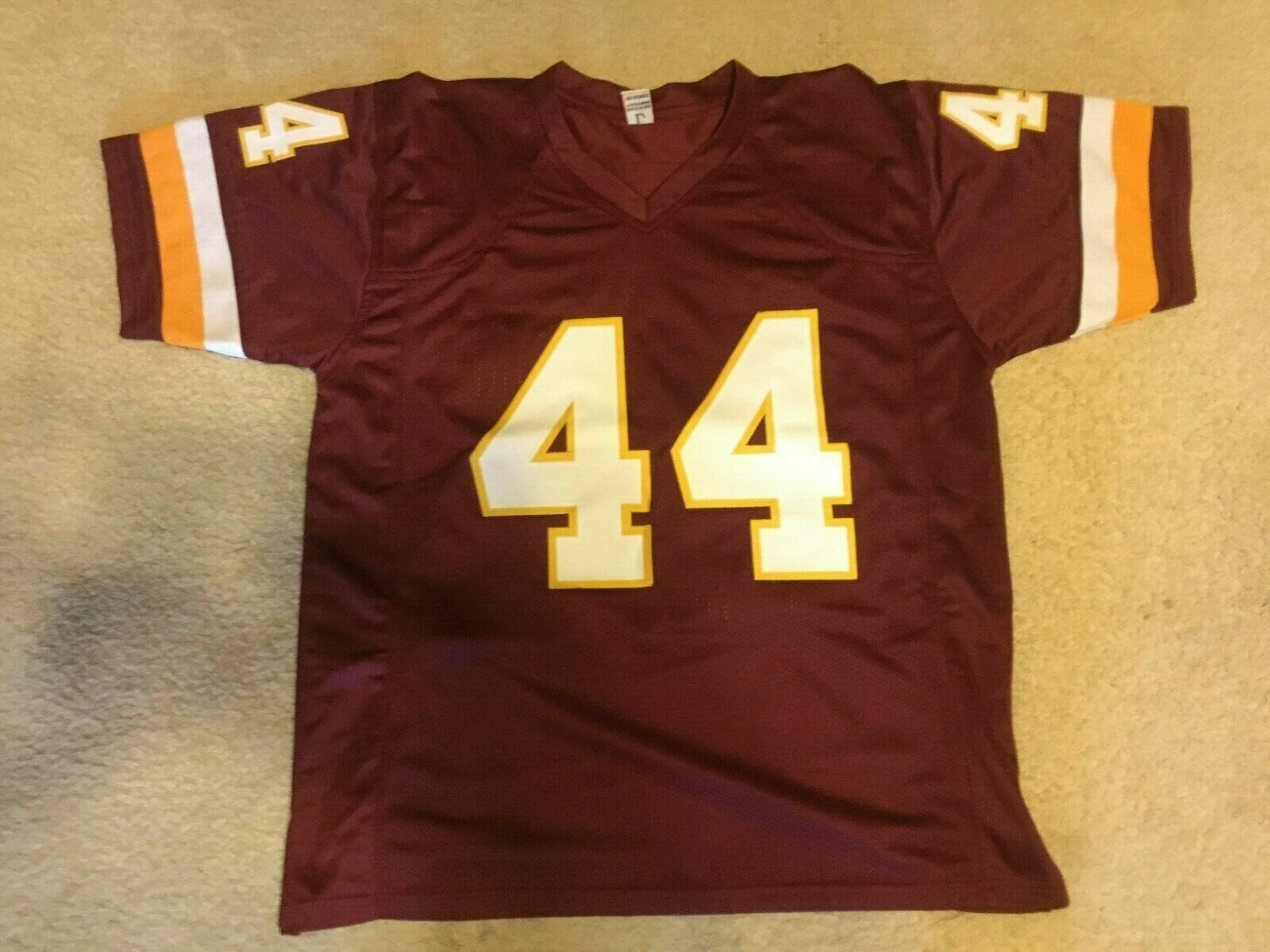 UNSIGNED CUSTOM Sewn Stitched John Riggins ERROR Burgundy Jersey 2 UNSIGNED CUSTOM Sewn Stitched John Riggins ERROR Burgundy Jersey