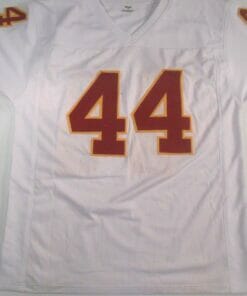 UNSIGNED CUSTOM Sewn Stitched John Riggins White Jersey