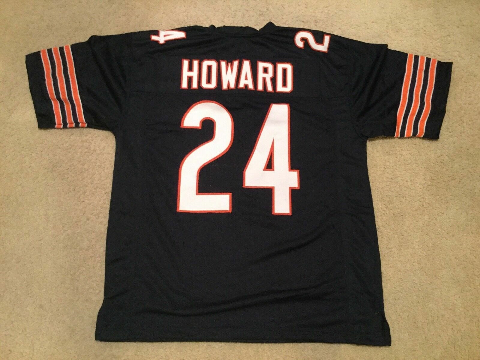 UNSIGNED CUSTOM Sewn Stitched Jordan Howard Blue Jersey 1 UNSIGNED CUSTOM Sewn Stitched Jordan Howard Blue Jersey