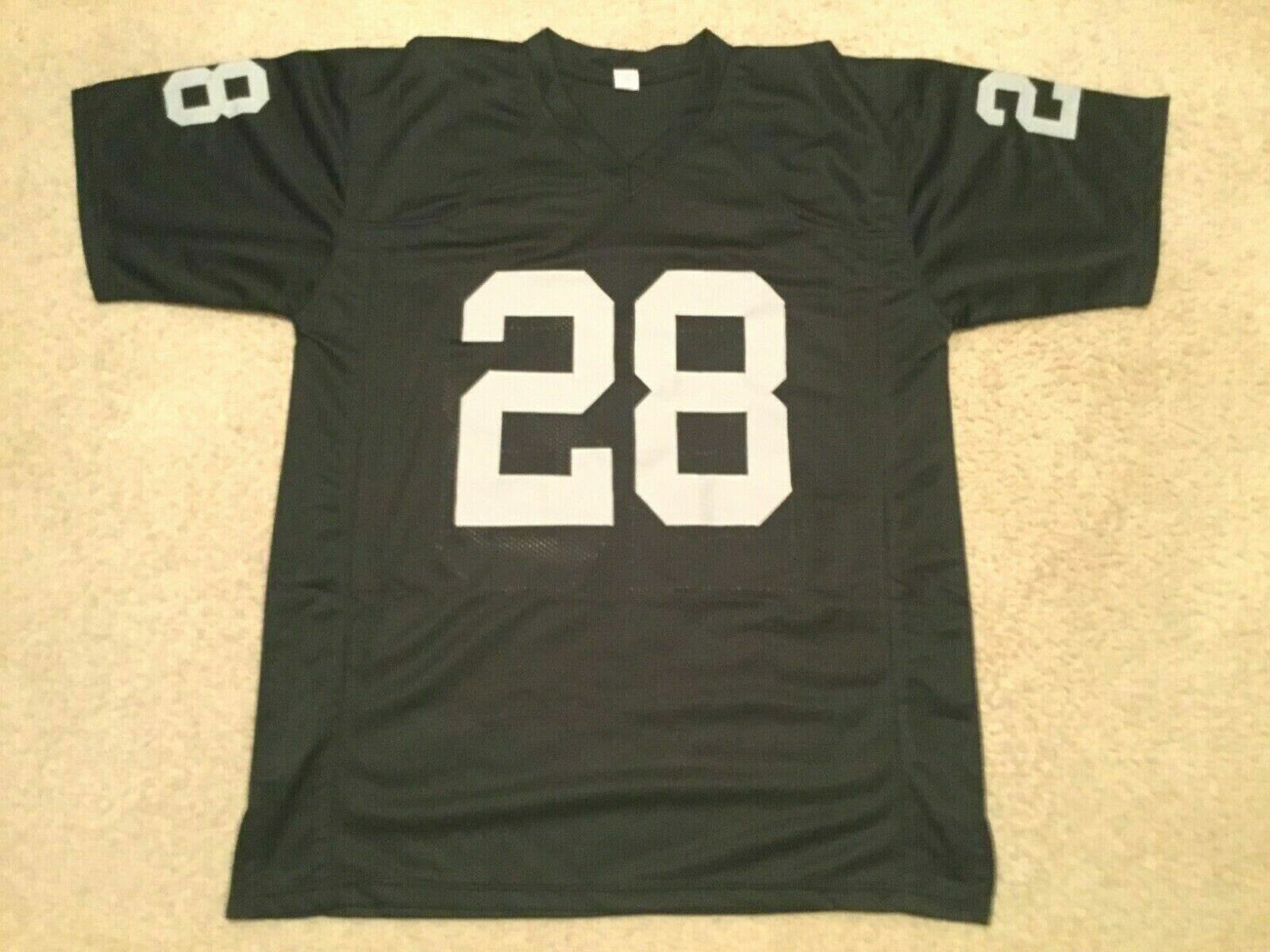 UNSIGNED CUSTOM Sewn Stitched Josh Jacobs Black Jersey 2 UNSIGNED CUSTOM Sewn Stitched Josh Jacobs Black Jersey