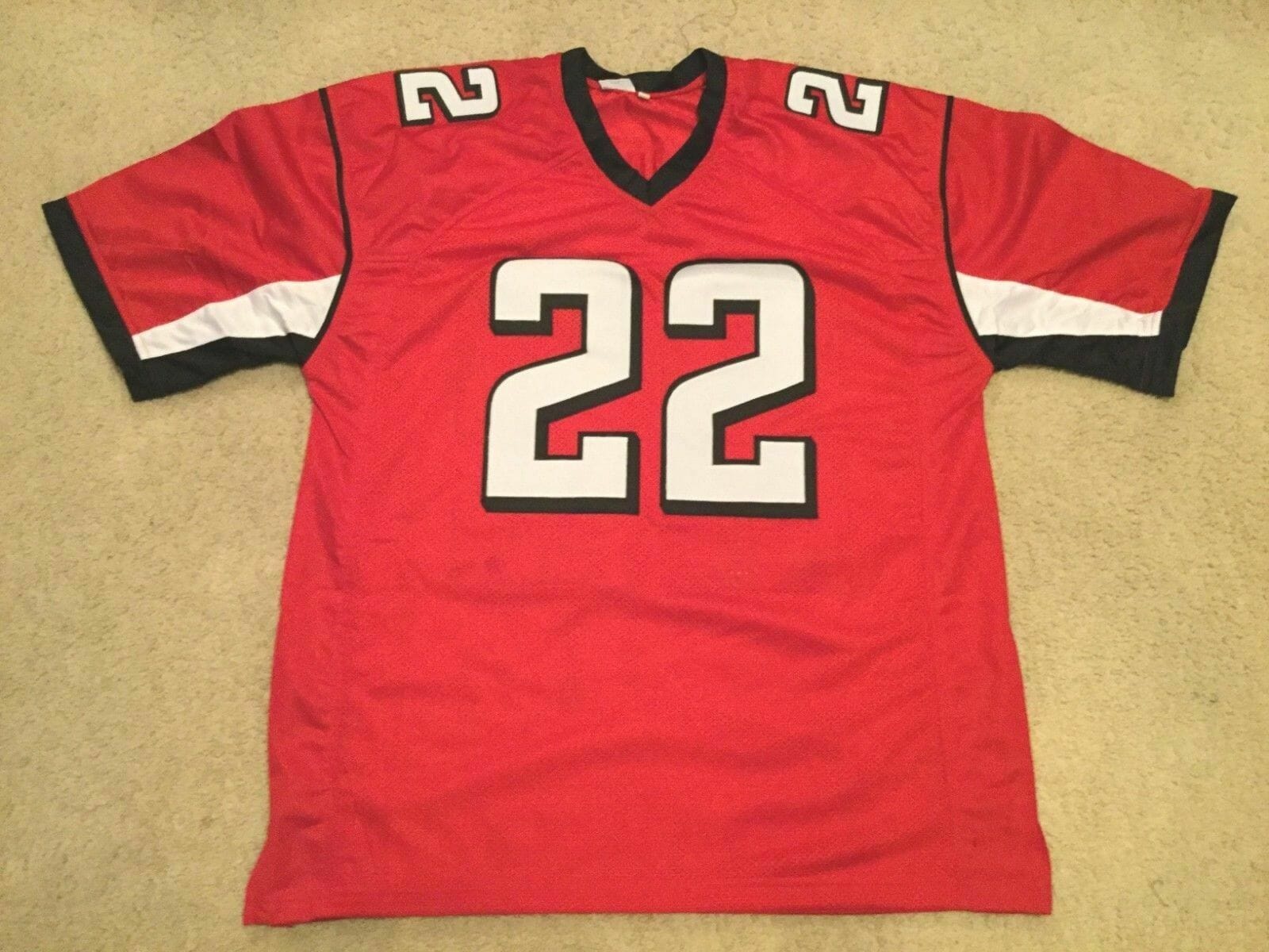 UNSIGNED CUSTOM Sewn Stitched Keanu Neal Red Jersey 2 UNSIGNED CUSTOM Sewn Stitched Keanu Neal Red Jersey
