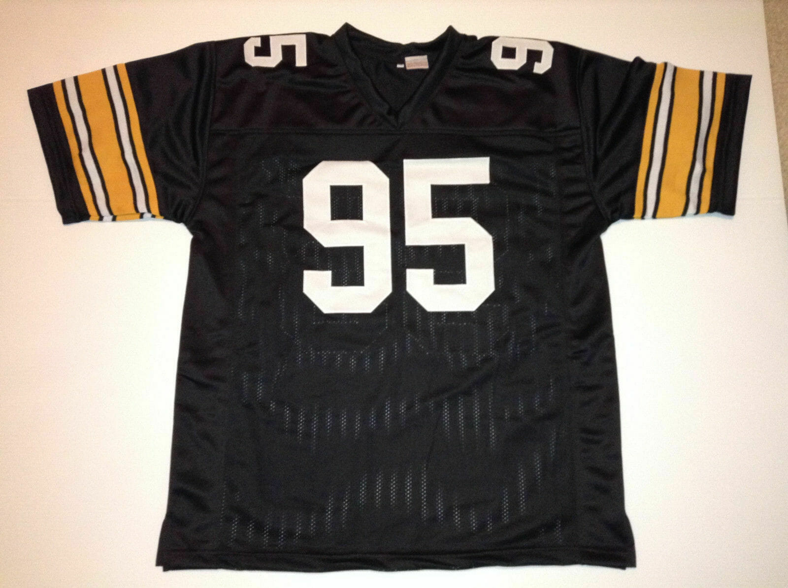 UNSIGNED CUSTOM Sewn Stitched Greg Lloyd Black Jersey 2 UNSIGNED CUSTOM Sewn Stitched Greg Lloyd Black Jersey