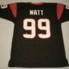 UNSIGNED CUSTOM Sewn Stitched J.J. Watt Blue Jersey