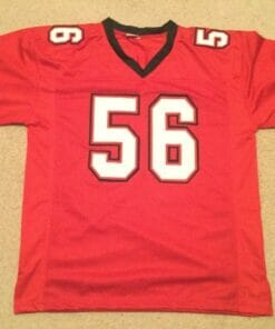 UNSIGNED CUSTOM Sewn Stitched Hardy Nickerson Red Jersey