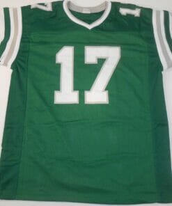 UNSIGNED CUSTOM Sewn Stitched Harold Carmichael Green Jersey