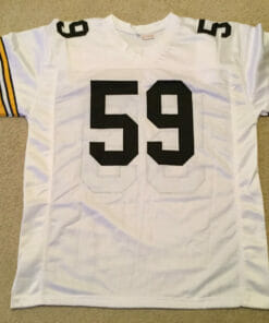 UNSIGNED CUSTOM Sewn Stitched Jack Ham White Jersey