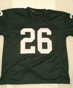 UNSIGNED CUSTOM Sewn Stitched Herb Adderley Green Jersey
