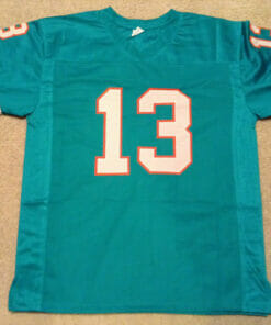 UNSIGNED CUSTOM Sewn Stitched Jake Scott Teal Jersey