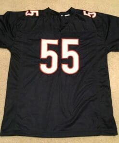 UNSIGNED CUSTOM Sewn Stitched Otis Wilson Blue Jersey