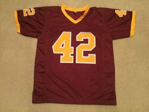 UNSIGNED CUSTOM Sewn Stitched Pat Tillman College Maroon Jersey
