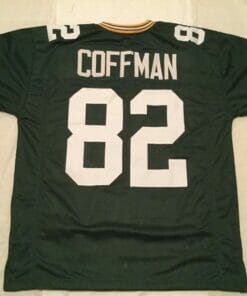 UNSIGNED CUSTOM Sewn Stitched Paul Coffman Green Jersey