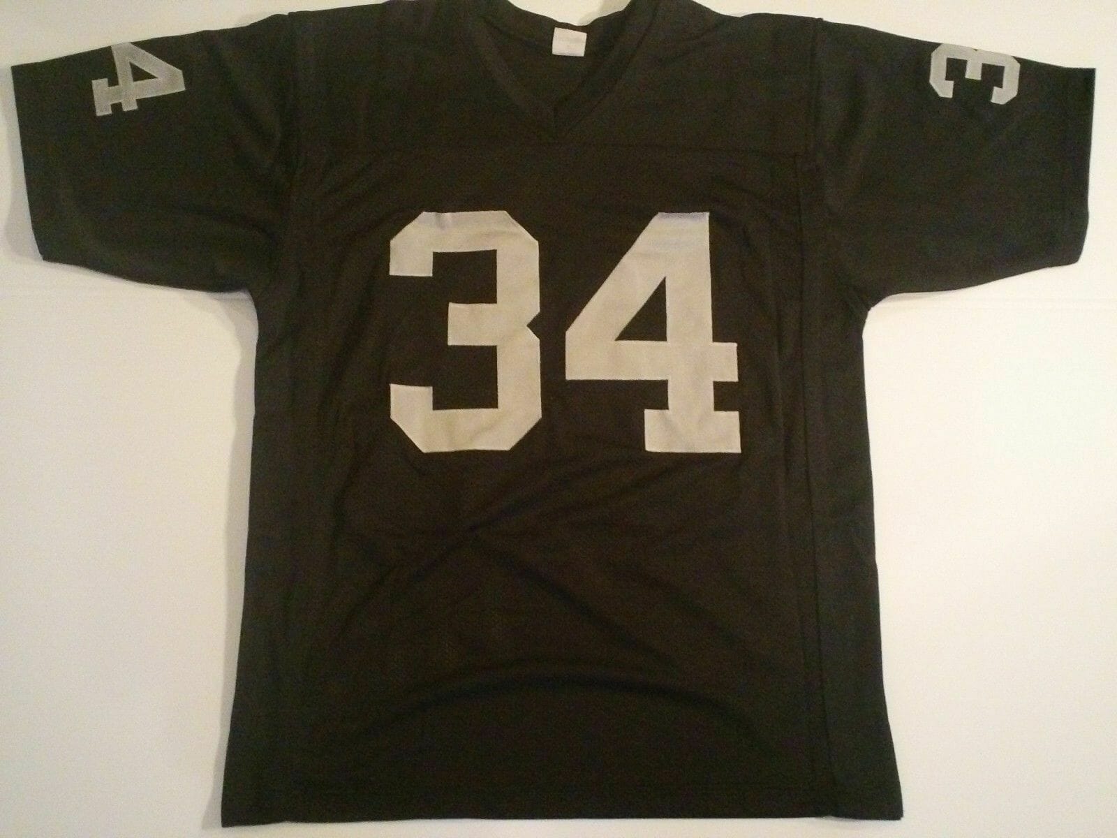 UNSIGNED CUSTOM Sewn Stitched Bo Jackson Black Jersey 2 UNSIGNED CUSTOM Sewn Stitched Bo Jackson Black Jersey