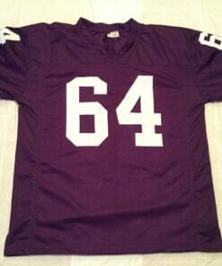 UNSIGNED CUSTOM Sewn Stitched Randall McDaniel Purple Jersey