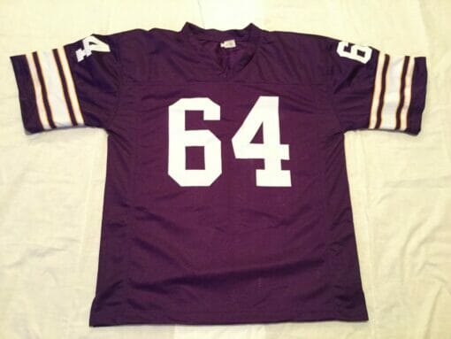 UNSIGNED CUSTOM Sewn Stitched Randall McDaniel Purple Jersey
