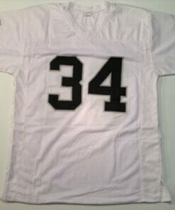UNSIGNED CUSTOM Sewn Stitched Bo Jackson White Jersey