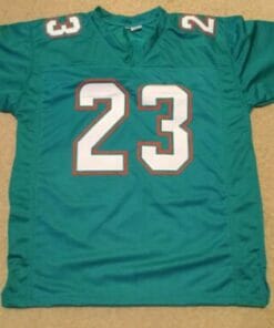UNSIGNED CUSTOM Sewn Stitched Jay Ajayi Teal Jersey