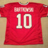 UNSIGNED CUSTOM Sewn Stitched Steve Bartkowski Red Jersey