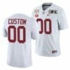 Custom Alabama Crimson Tide Jersey 3X CFP National Championship Winner White