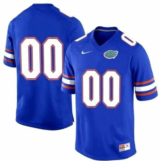 Custom Florida Gators Jersey College Football Royal Blue