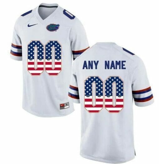 Florida Gators Custom College Football Limited Jersey White
