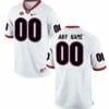 Georgia Bulldogs Custom Jersey Football Jersey White