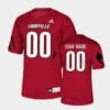 Custom Louisville Cardinals Football Jersey Red College