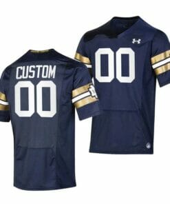 Custom Tennessee Football Jersey Navy 2021 Shamrock Series Premier Game Jersey