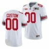 Penn State Custom Jersey 2021 Sugar Bowl Champions White Scarlet Jersey
