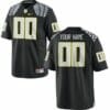 Custom Oregon Ducks Jersey Football Jersey Black