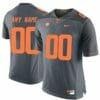 Custom Vols Jersey Grey College Limited Football Jersey 7 Custom Vols Jersey Grey College Limited Football Jersey