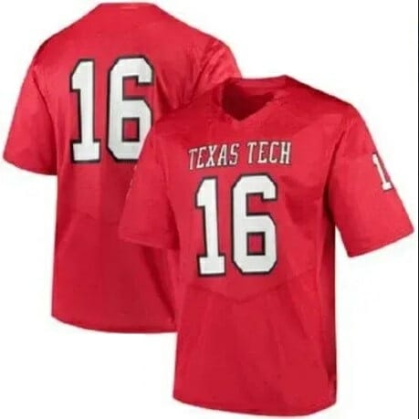 Texas Tech Custom Football Jersey Red Raiders Jersey Red 1 Texas Tech Custom Football Jersey Red Raiders Jersey Red