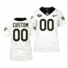 Custom Wake Forest Demon Deacons Jersey White 2021-22 College Football Replica Jersey 6 Custom Wake Forest Demon Deacons Jersey White 2021-22 College Football Replica Jersey