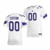 Custom Washington Huskies Jersey White Premier Football Jersey 7 Custom Washington Huskies Jersey White Premier Football Jersey