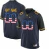 West Virginia Football Jersey Personalized College Limited Jersey Blue