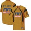 Custom West Virginia Football Jersey College Limited Jersey Gold
