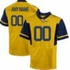 Personalized WVU Football Jersey NCAA Football Jersey Gold