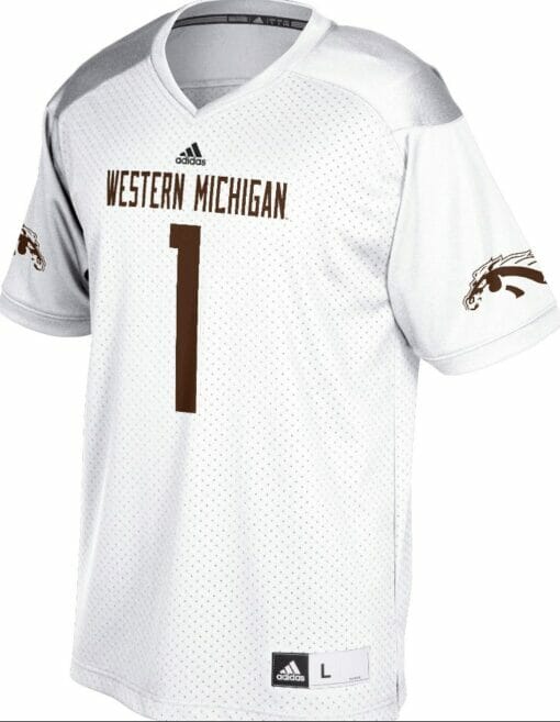 West Virginia Football Jersey Personalized University #1 Replica Jersey White