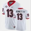 Stetson Bennett IV Football Jersey UGA #13 Game College White Home