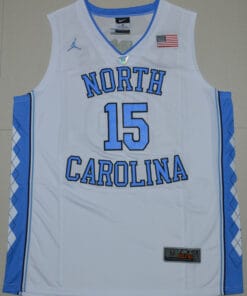 North Carolina Tar Heels #15 Vince Carter NCAA Basketball Jersey White