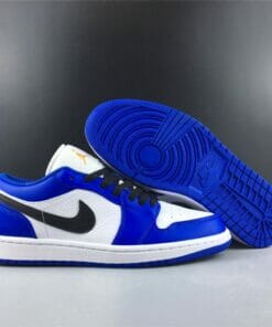 Air Jordan 1 Low Hyper Royal Orange Peel