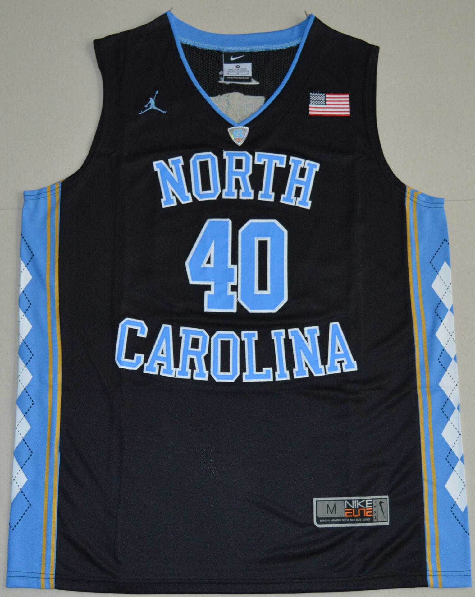 North Carolina Tar Heels #40 Harrison Barnes NCAA Basketball Jersey Black 2 North Carolina Tar Heels #40 Harrison Barnes NCAA Basketball Jersey Black